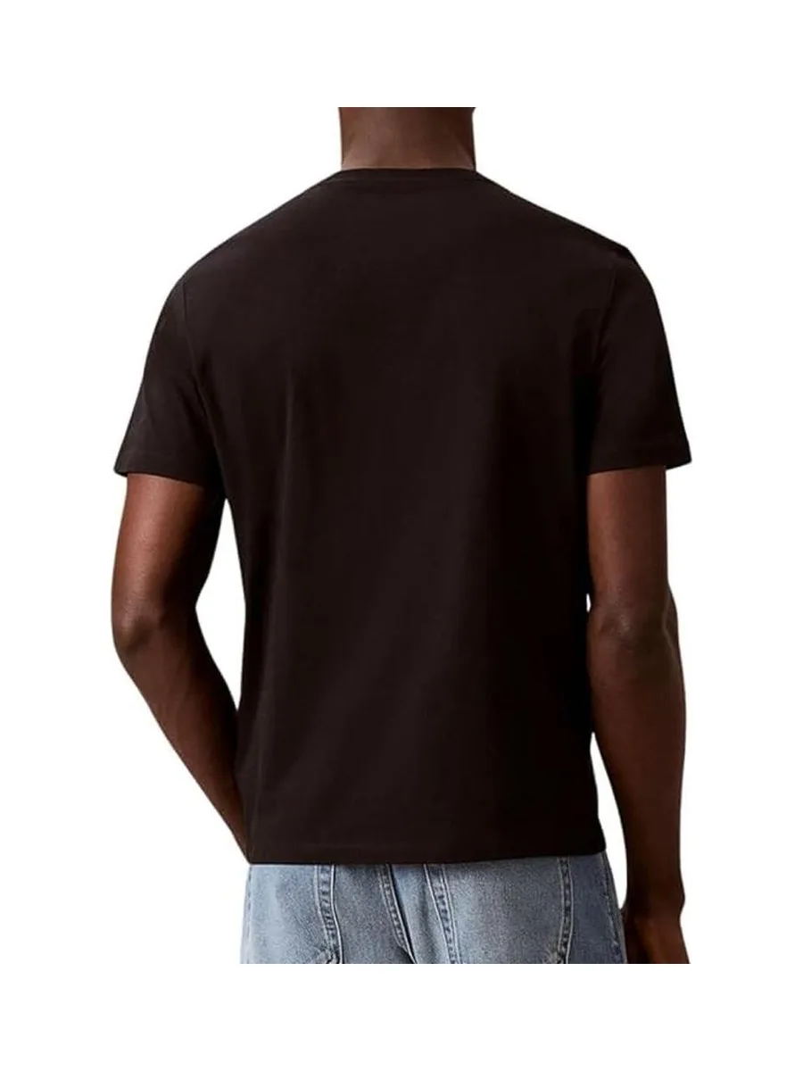 T-Shirt Noir Homme Calvin Klein Jeans LV04RG800G 3