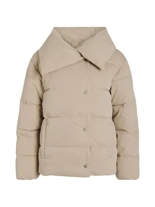 Doudoune Beige Femme Vila Sulitana Es 1