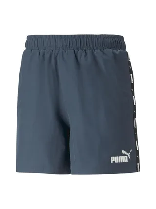 Short Bleu Homme Puma Tape 1