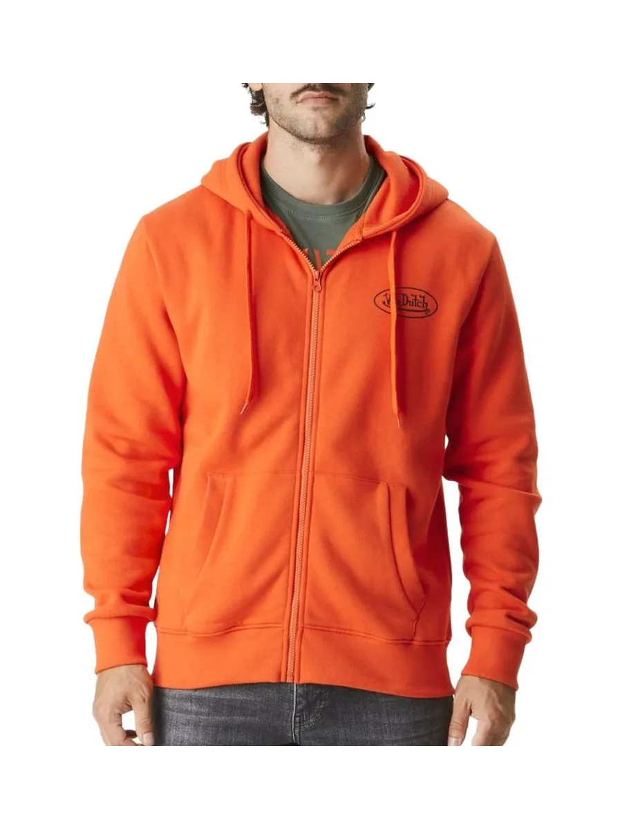 Sweat Zippé Orange Homme Von Dutch SLIRW 2