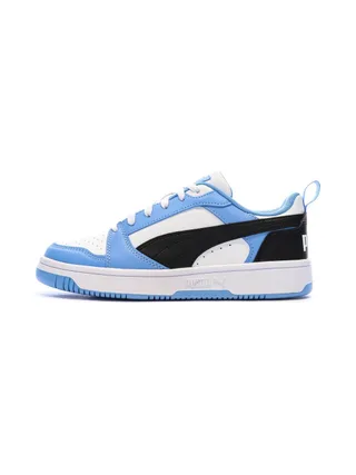 Baskets Turquoise/Blanc Garçon Rebound Low 1