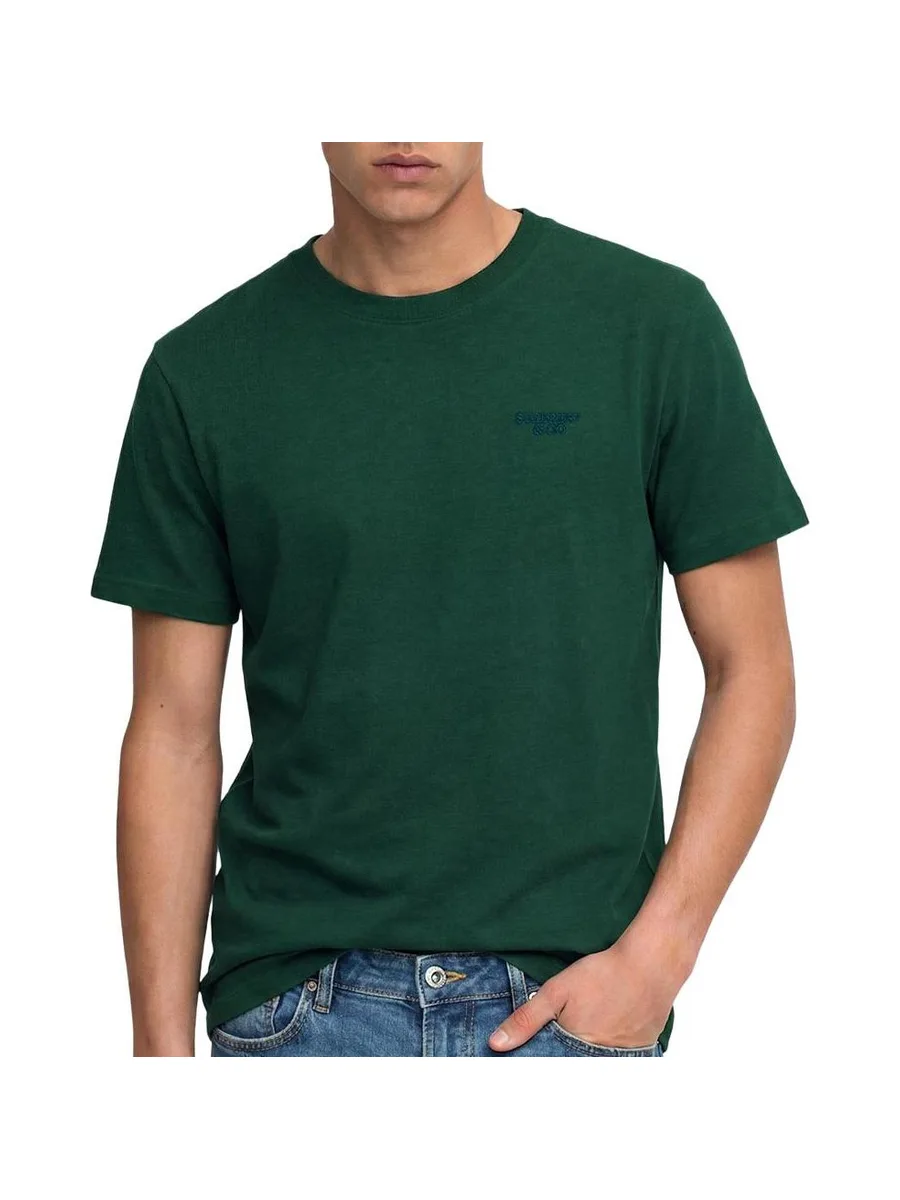 T-Shirt Vert Forêt Homme Superdry Essential 2