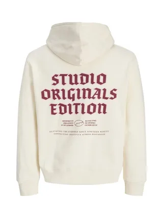 Sweat à Capuche Écru Homme Jack & Jones Meadows 2