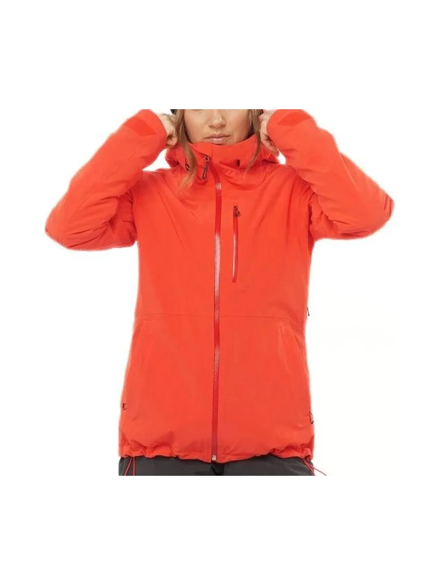 Manteau Orange Femme Salomon Highland 2