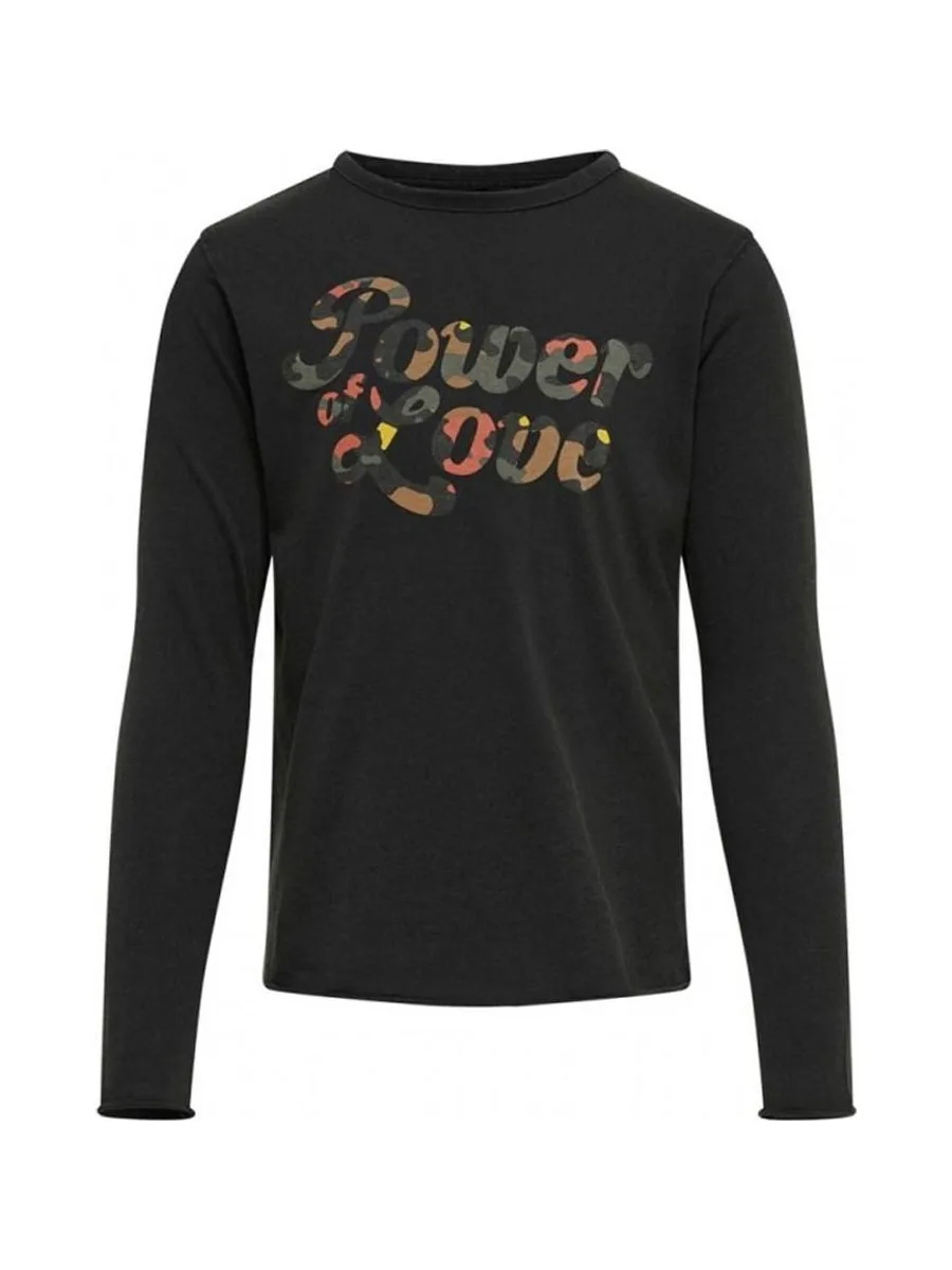 T-shirt Gris Fille Kids Only Lucy 1