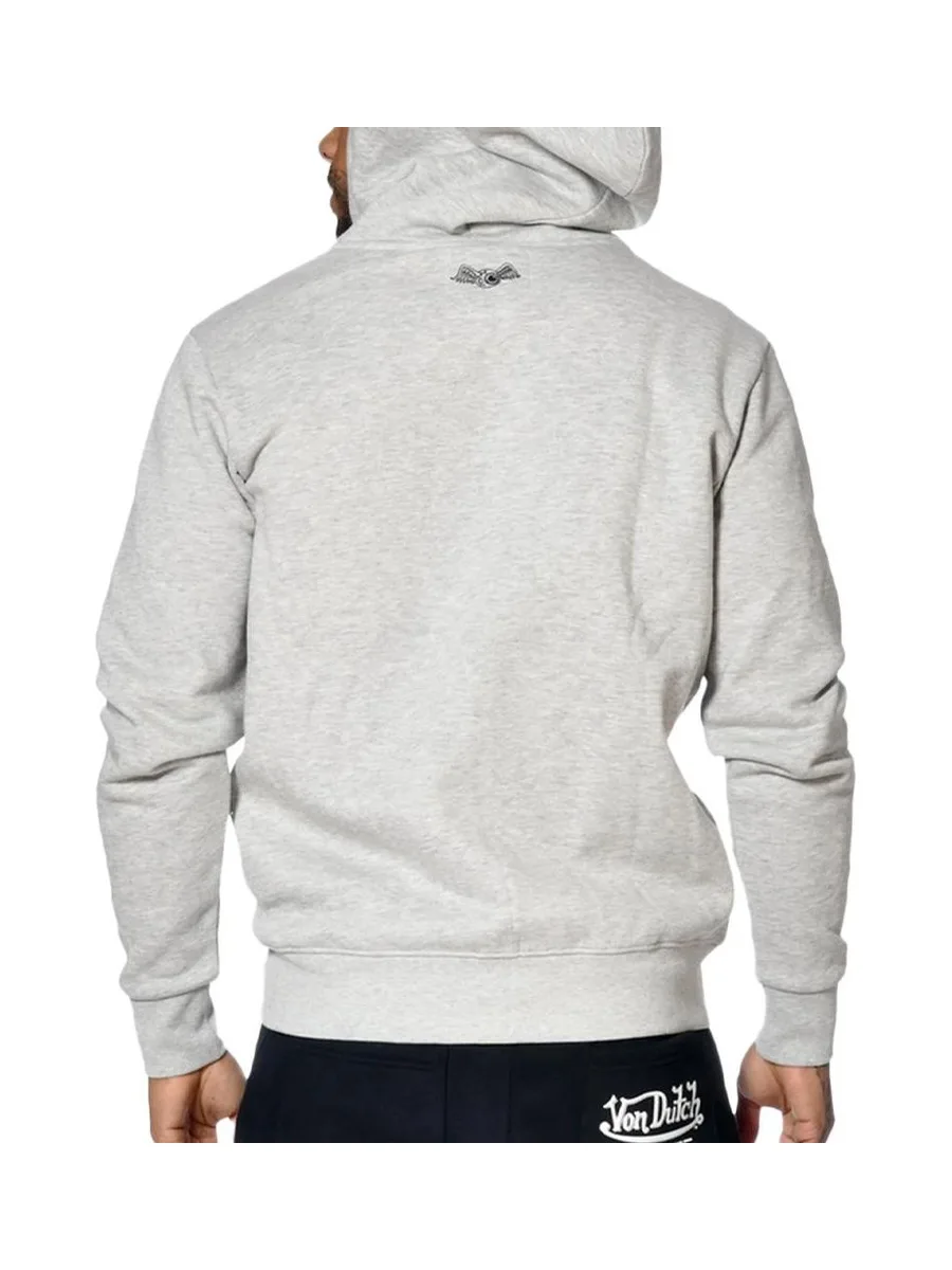 Sweat Zippé Gris Homme Von Dutch SLIGN 3