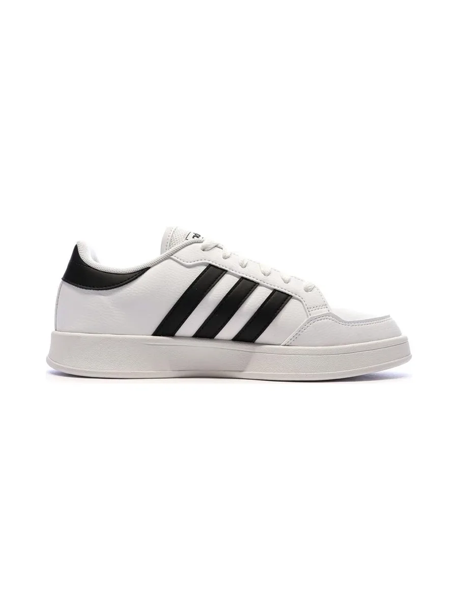 Baskets Blanches/Noires Homme Adidas Breaknet 3