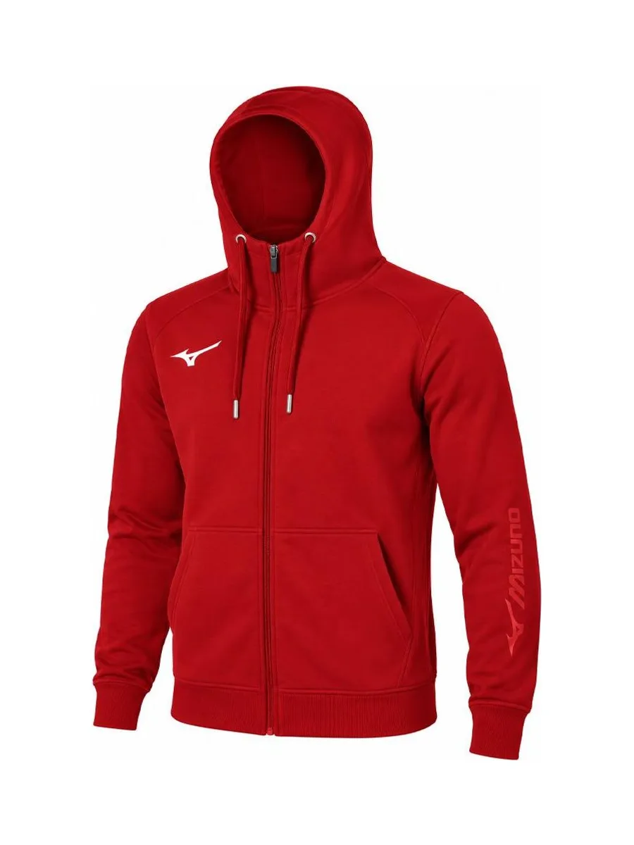 Sweat Zippé Rouge Homme Mizuno 32EC8500C 2