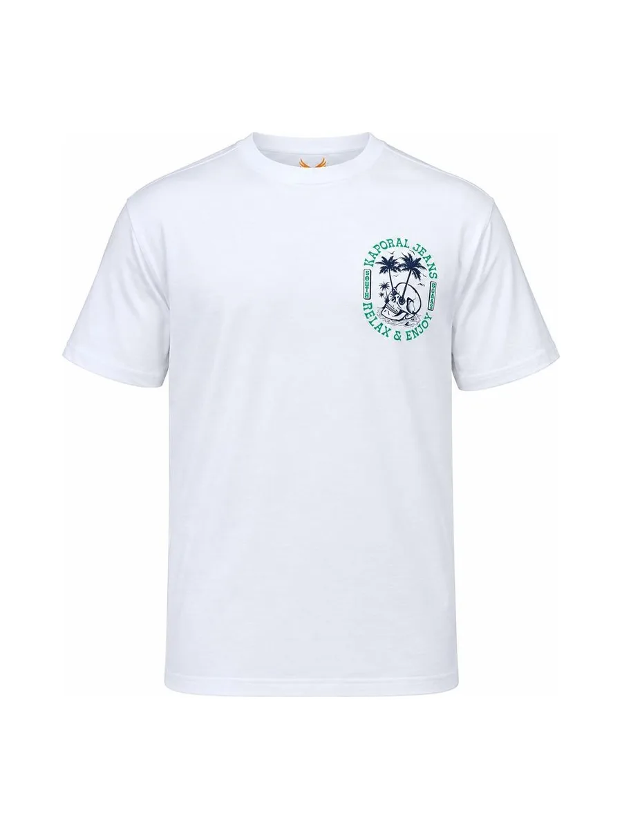 T-Shirt Blanc Homme Kaporal Till 2