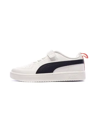 Baskets Blanches/Noires Garçon Puma Rickie 1