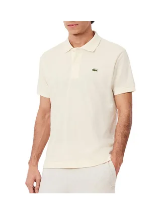 Polo Écru Homme Lacoste Slim Fit Petit 1