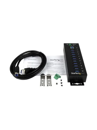 10 Port Industrial USB 3.0 Hub - Metal 5