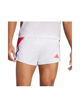 Short de Running Blanc Adidas Adizero 1