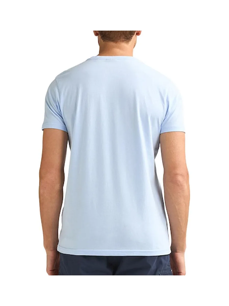 T-Shirt Bleu clair Homme Petrol Industries TSR002 3