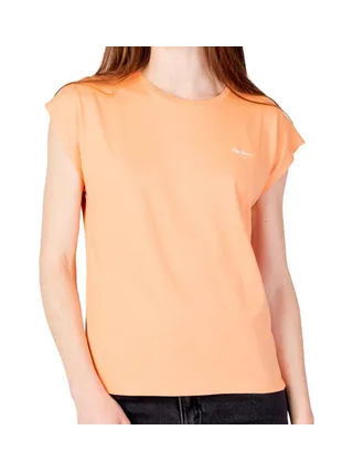 T-shirt Orange Femme Pepe jeans Bloom 1