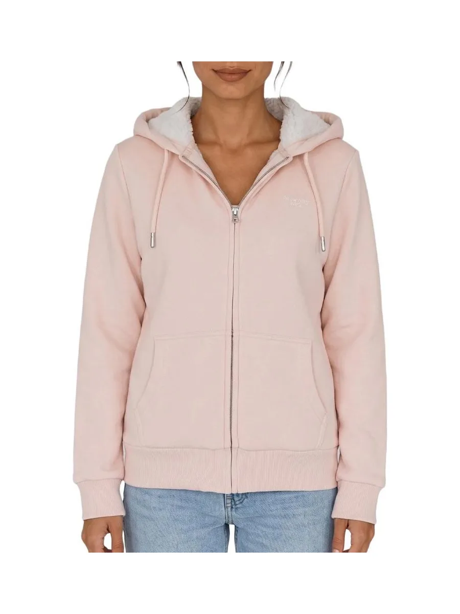 Sweat Rose Clair Femme Superdry Signature 2
