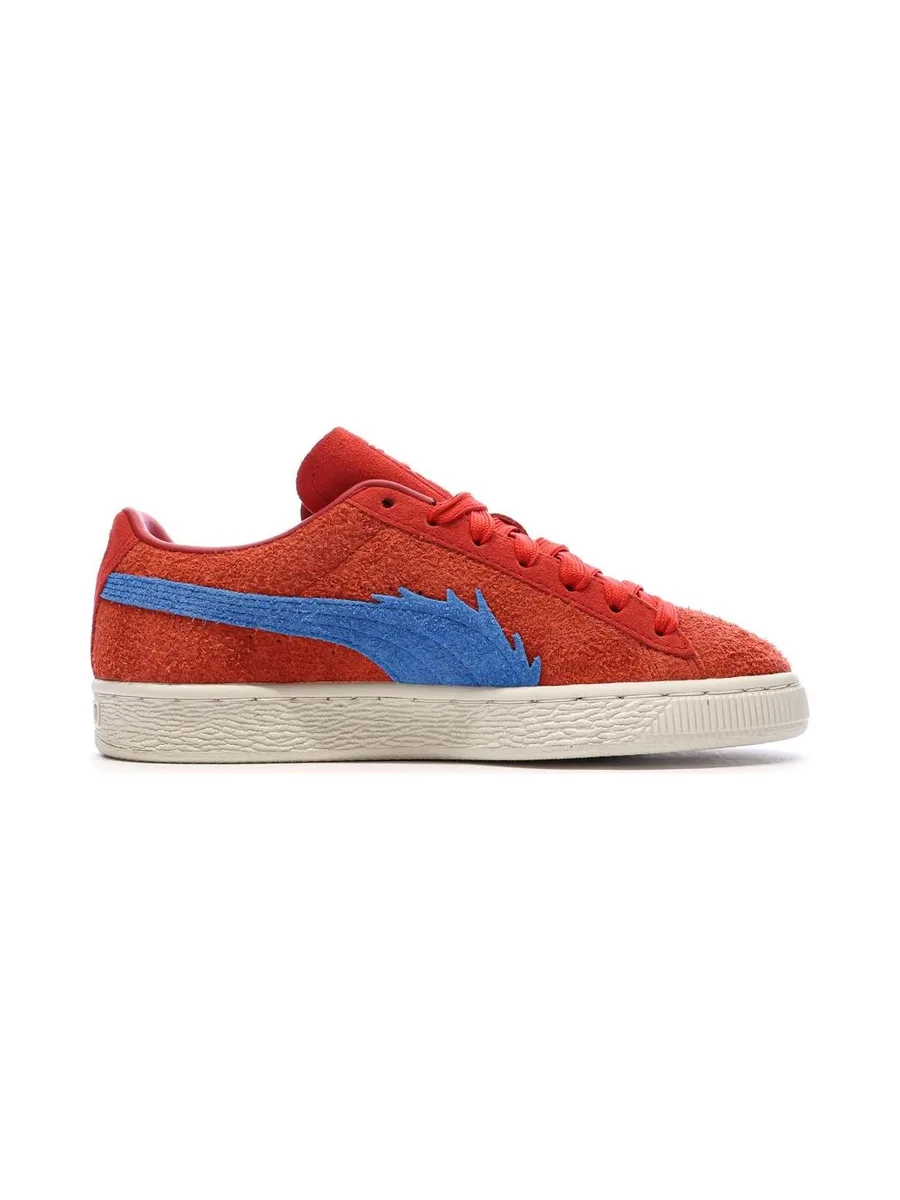 Baskets Rouge/Bleu Garçon Puma Suede One Piece Jr 2