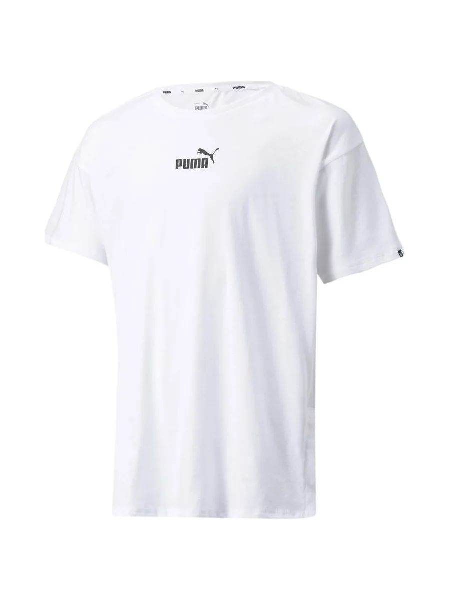 T-shirt Blanc Garçon Puma Power Elongated 2