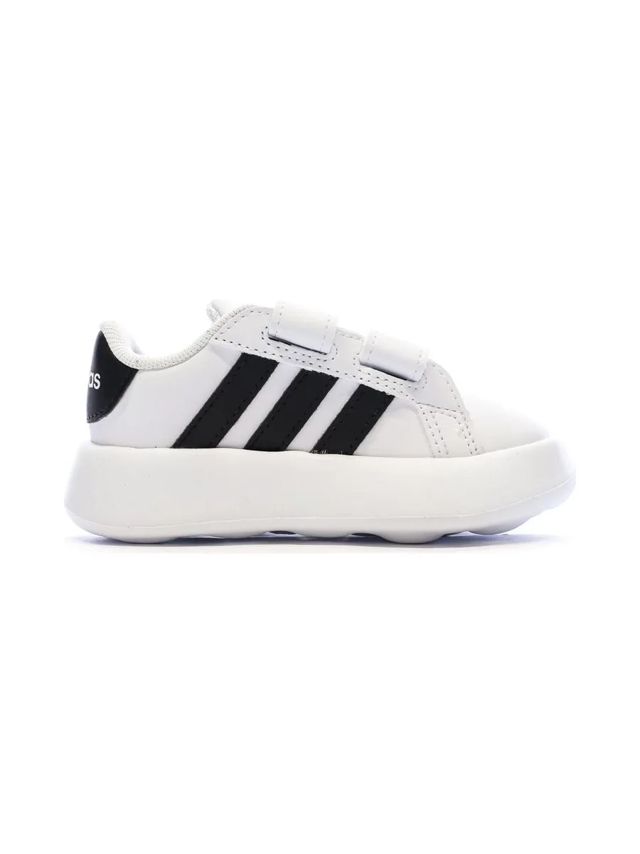 Baskets Blanches/Noires Garçon Adidas Grand Court 2.0 3