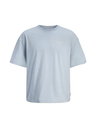 T-Shirt Bleu Garçon Jack & Jones Niagara Crew Neck 1