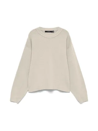 Pull Beige Femme Vero Moda Gold Lux 2