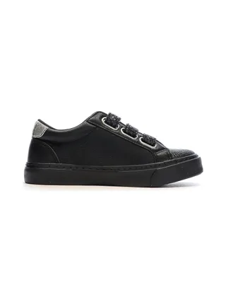 Baskets Noires Femme Kaporal Tippy 2
