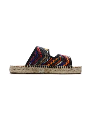 Sandales Noires/Oranges Femme Pare Gabia Batista 2