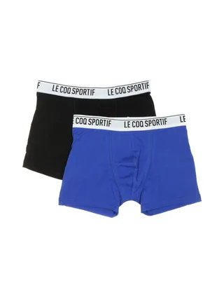 x2 Boxers Bleu/Noir Homme Le Coq Sportif Camuset sport 1