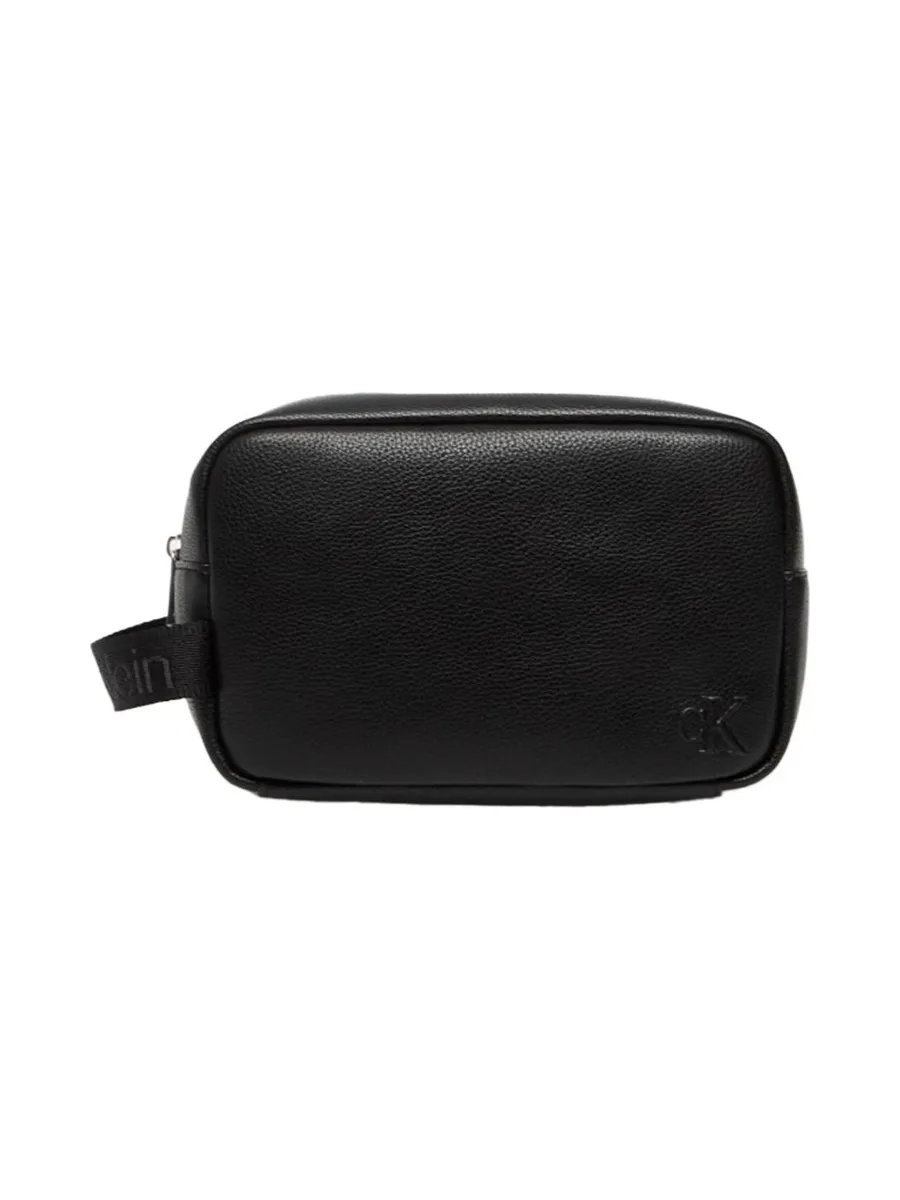 Trousse de Toilette Noir Homme Calvin Klein Jeans Webbing Strap Dopp 2