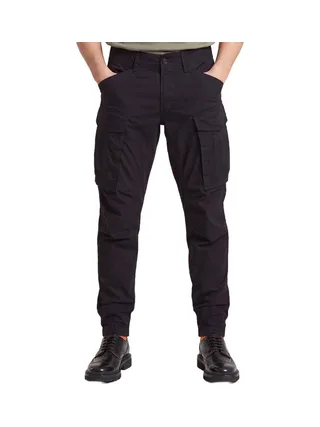 Pantalon fluide Cargo Noir Homme G-Star RAW Regular Tapered 1