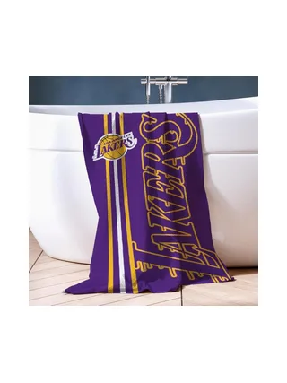 Serviette Violette/Jaune Garçon Sport Zone Lakers 2