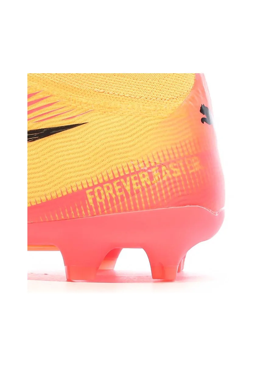Chaussures de Football Orange, Noir Homme Puma Ultra Pro 8