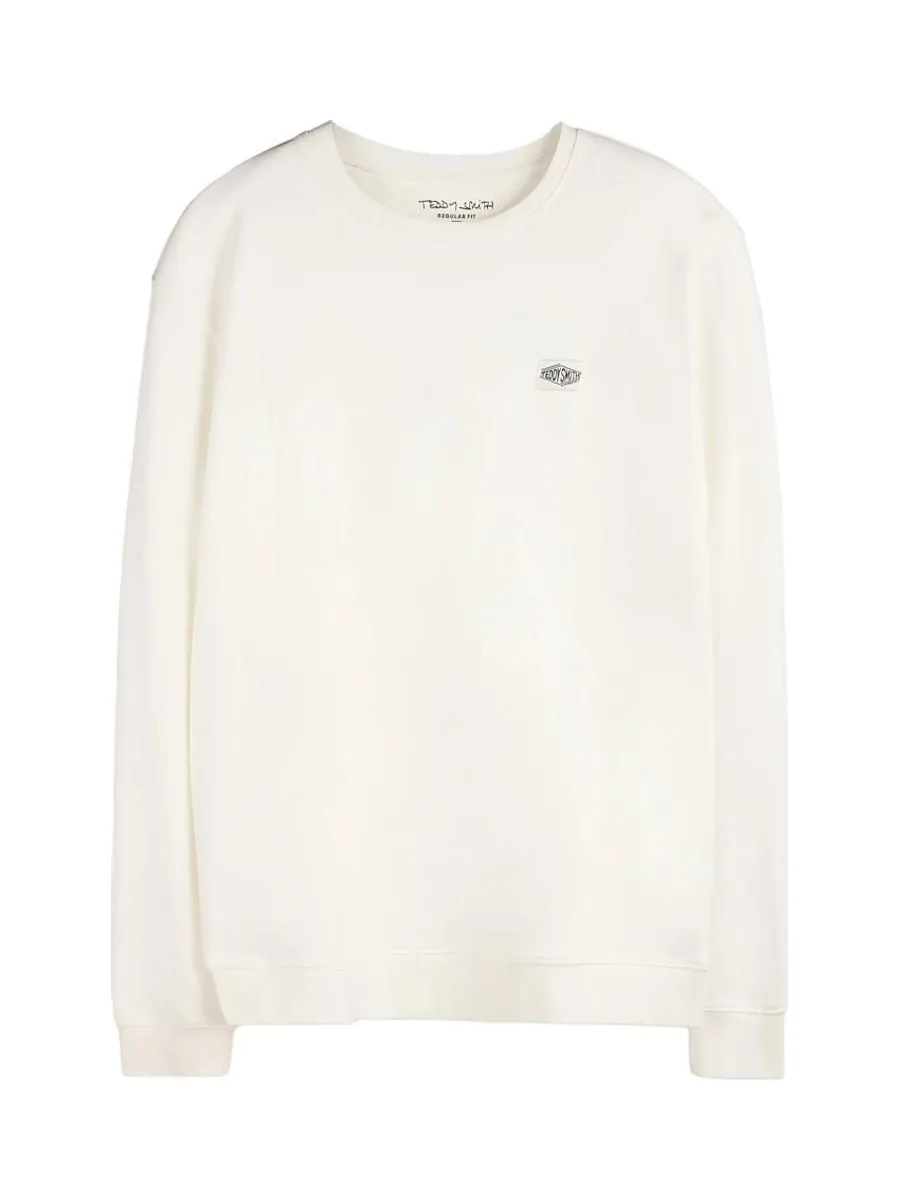 Sweat Blanc Homme Teddy Smith Dylan 2