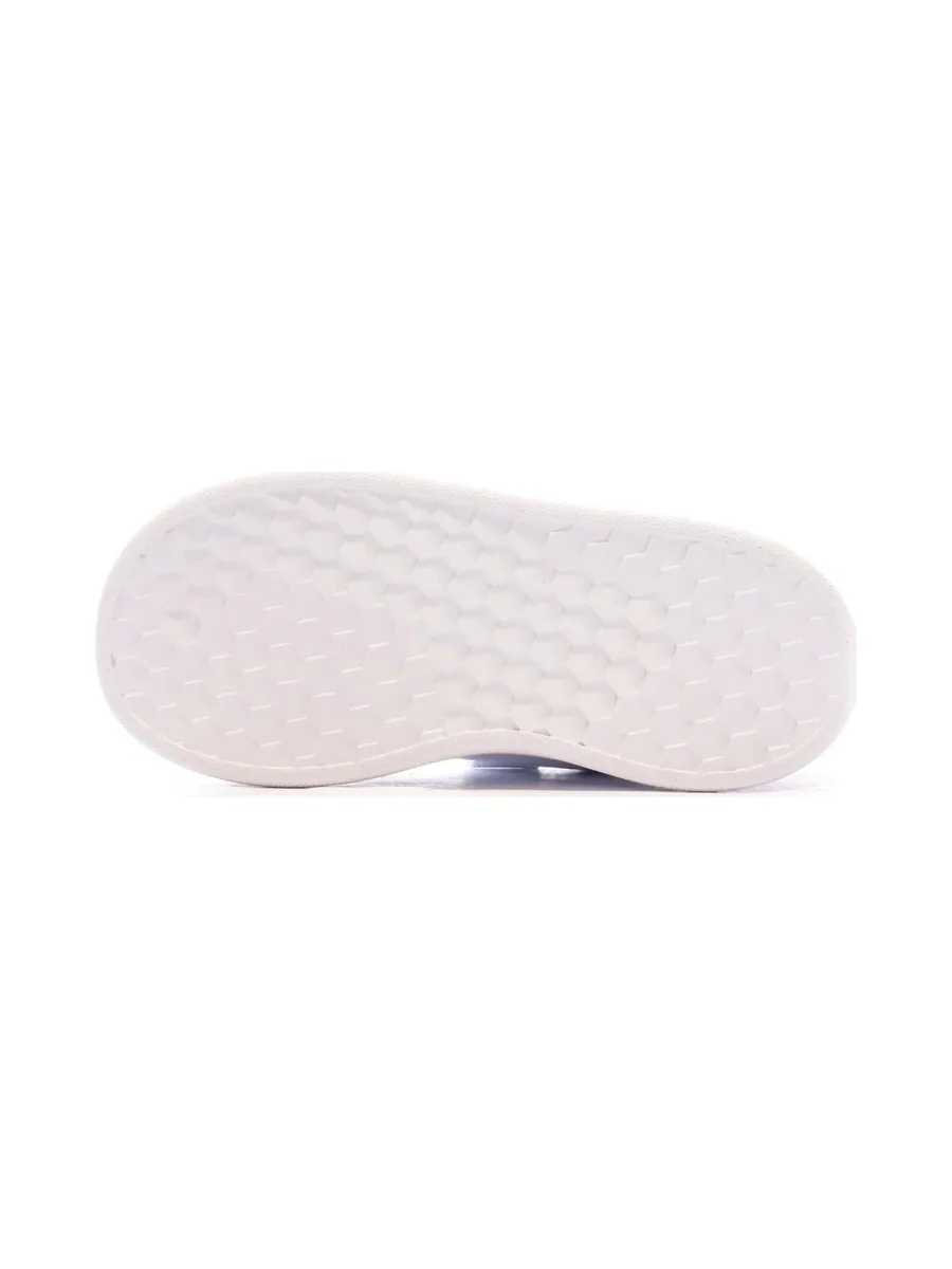 Baskets Blanc/Rose Bébé/Fille Adidas Advantage Cf 6