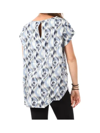 Top Bleu à motifs Femme Only Nova 2