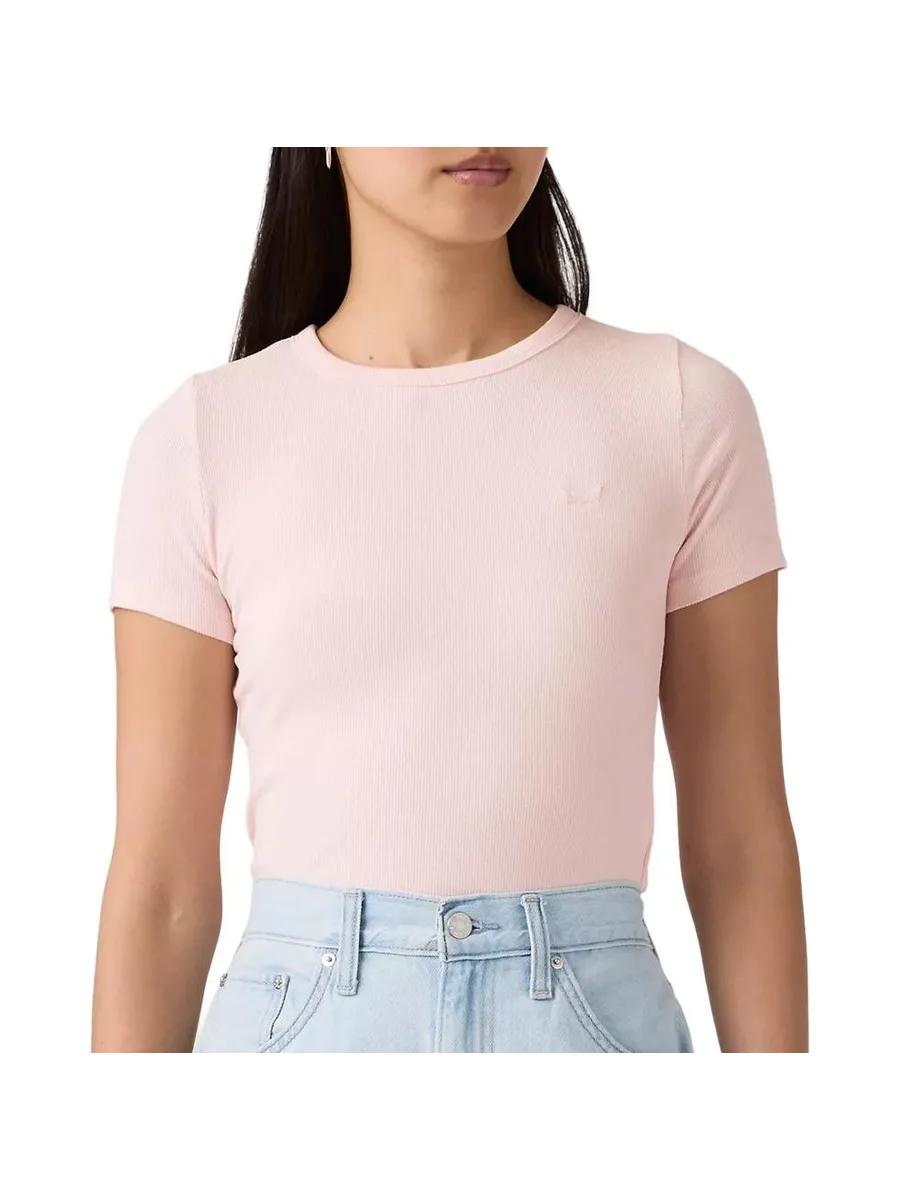 T-shirt Rose Femme Levi's Hayes Tee Blues 2
