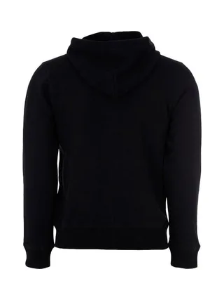 Sweat zippé Noir Homme Schott Badge 3