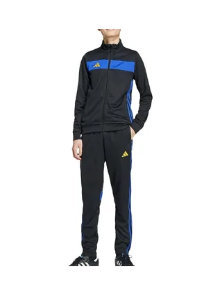 Survêtement Noir/Bleu Garçon Adidas Tiro 1