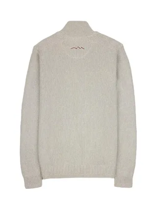 Pull 1/2 Zip Beige Homme Teddy Smith Pharcour 2