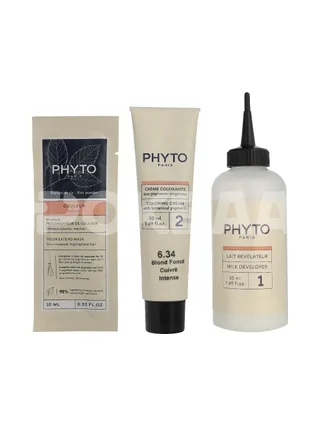 Phyto Phytocolor Permanent Color 110ml - #6.34 Intense Dark Copper Blonde 2