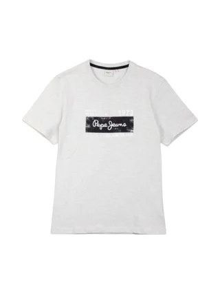 T-Shirt Gris Homme Pepe jeans Pjl M 1