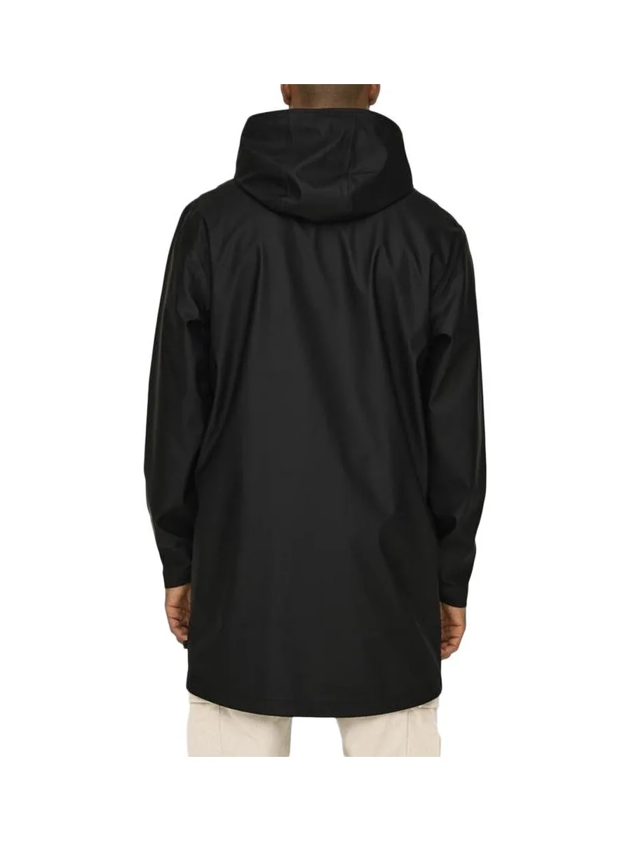 Veste de Pluie Noir Homme Only & Sons Luca Rain 3