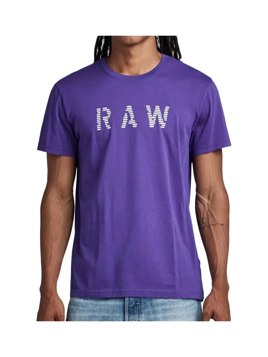 T-shirt Violet Homme G-Star Raw D22776 2