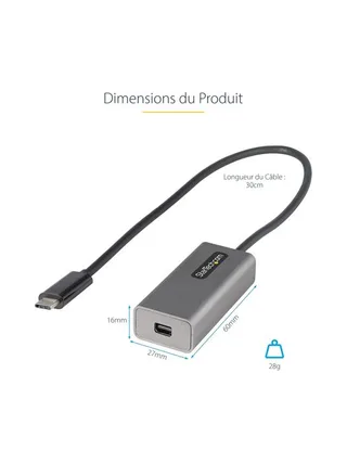 USB C to Mini DisplayPort Adapter 4K60Hz 7