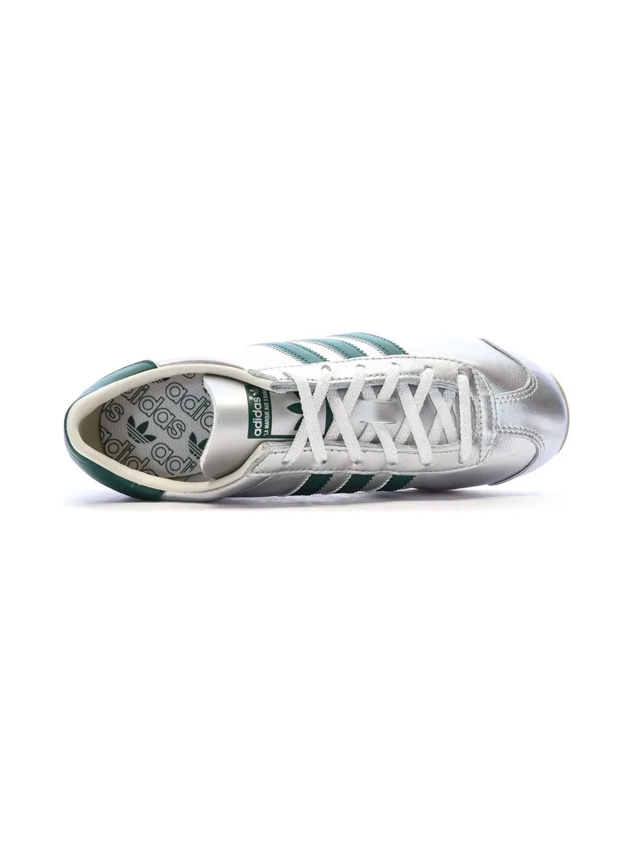 Baskets Argent/Vert Femme Adidas Country 5