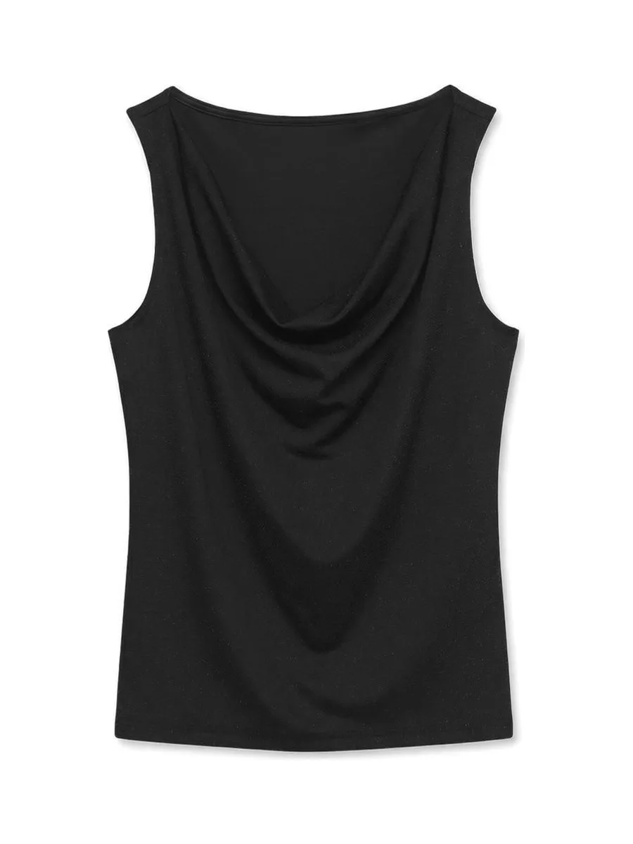 Débardeur scintillant Noir Femme Vero Moda Kanva 3