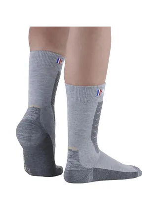 X1 Paire de Chaussettes Gris Mixte Monnet Trek Perf 2