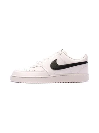 Baskets Blanc/Noir Homme Nike Court Vision Low 1