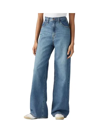 Jean Bleu Femme Levi's Cinch Baggy Indigo 1