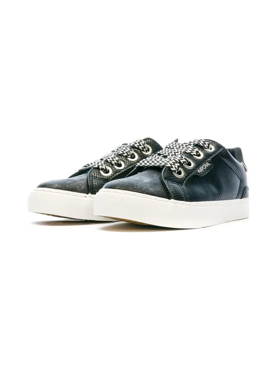 Baskets Noir Femme Kaporal Sandra 6